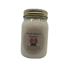 Rustic Mama's Boutique Grandma's House Hand Poured Soy Candle in Crystal River 16oz