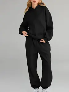 Kangaroo Pocket Hoodie and Joggers Set