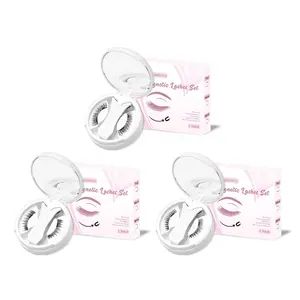 zephoco Magnetic False Eyelashes Natural Curl Beautiful Easy to Wear Lightweight Fits Eye Easily
