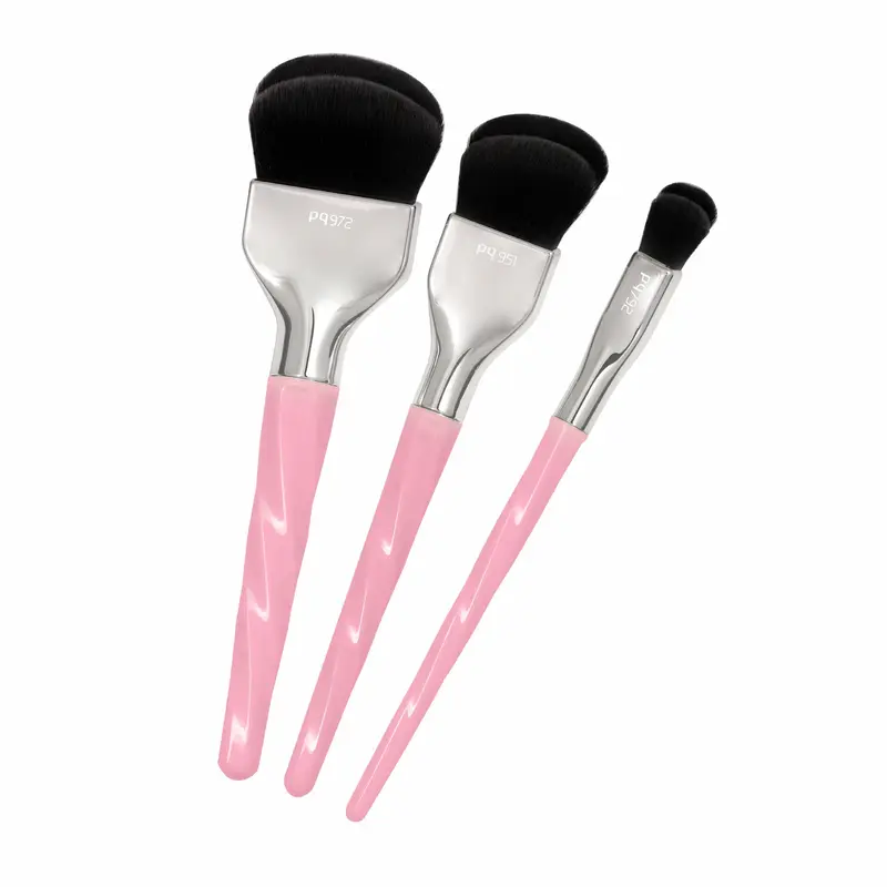 Pink Double Dome Blender 3pc. Brush Set