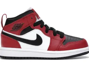 Jordan 1 Mid Chicago Toe (PS) - Iconic Court Classic Sneaker