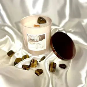 Nsekani Tiger's Eye Amber Musk Scented Candle 8oz