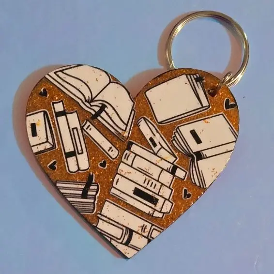 Orange Books - heart