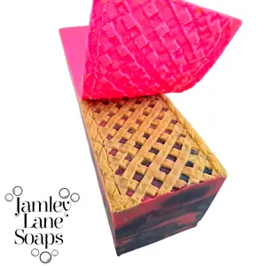 Artisan Pie Crust Custom Soap Impression Mat | Realistic Pastry Look