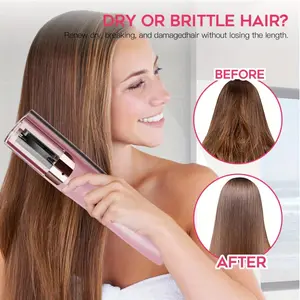 Fork trimmer, wireless hair clipper for women, Cordless hair cutting, cordless fork end remover, USB charging portable, used for caring for damaged hair, removing split and broken hair, daily use of hairdressing tools, razors, Mother's Day gifts