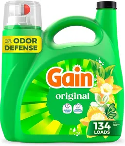 Gain Liquid Laundry Detergent, Original Scent 177 fl oz 134 loads Pack of 1