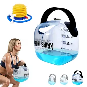 ENOVI EasyGo Kettlebells, Foldable Water-Filled Kettlebell, Adjustable Kettlebell
