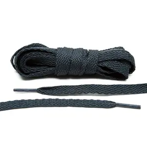 Charcoal Grey Flat Shoe Laces
