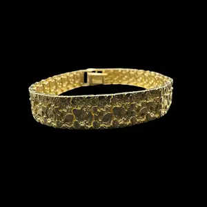 14K nugget bracelet