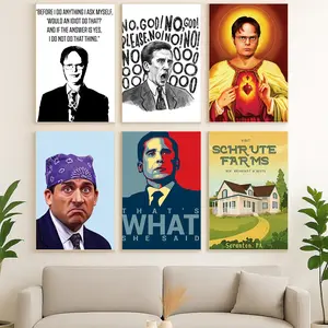 The Office Poster Meme Funny Posters for Office Decor Bathroom Wall Art Living Room Bedroom Unique Gifts for Fans Enhance Your Workspace with Humor