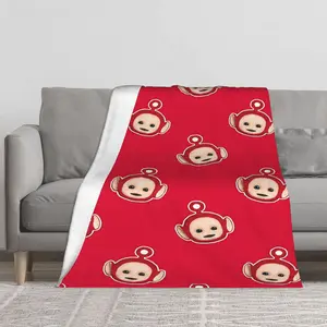 This Teletubbies Po style comfortable all-season flannel is perfect for home, office, bedroom and outdoor use - the perfect gift for fans, travel blankets, personalized blankets