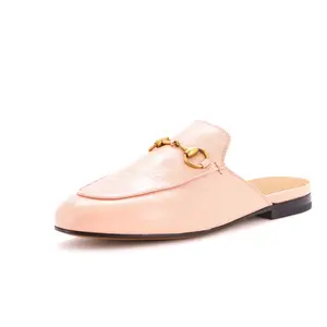 Pre-owned Gucci Women's Princetown Mules Leather by Rebag