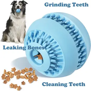 Dog Treat Ball – Interactive Dog Ball & Treat Dispensing Chew Toy for Small & Medium Dogs | Durable Teething Toy for Boredom, IQ Training & Slow Feeding – Bite-Resistant & Safe