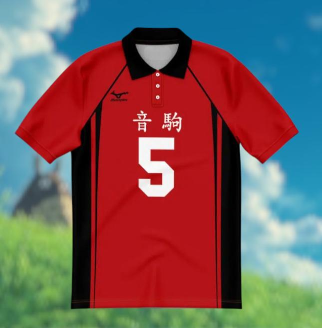 Hot 2026 Nekoma High Kozume#5 Polo Shirt, Vintage Streetwear Polo Shirt, Casual Polo Shirt outfits, Unisex, Trendy Polo Shirt