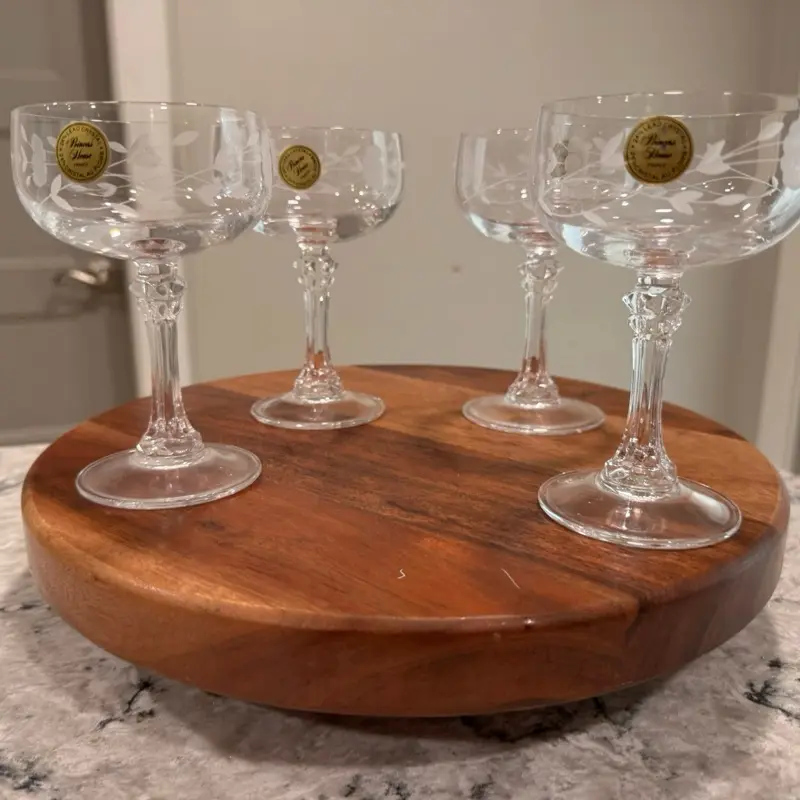 Juego de copas para champagne princess house