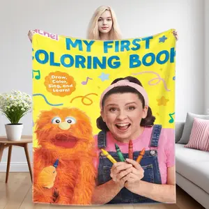 Miss Rachel Fashion Flannel Blanket - Soft, Warm, and Versatile, Suitable for Home, Office, Car, and Camping - Perfect Gift