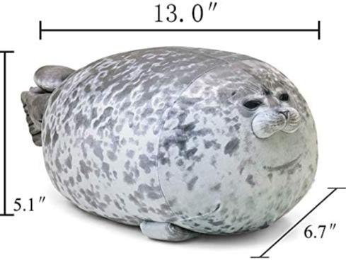CHUBBY SEAL PILLOW FREESHIP, 13 INCH CUTE SEA DOGGO