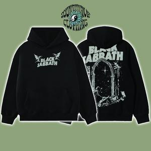 Black Sabbath "Into The Void" Heavy Metal Unisex Oversize Lightweight Cotton Washed T-shirt, 90s vintage men clothing, Shortsleeve black sabbath shirt, Gift For Rock Music Lovers