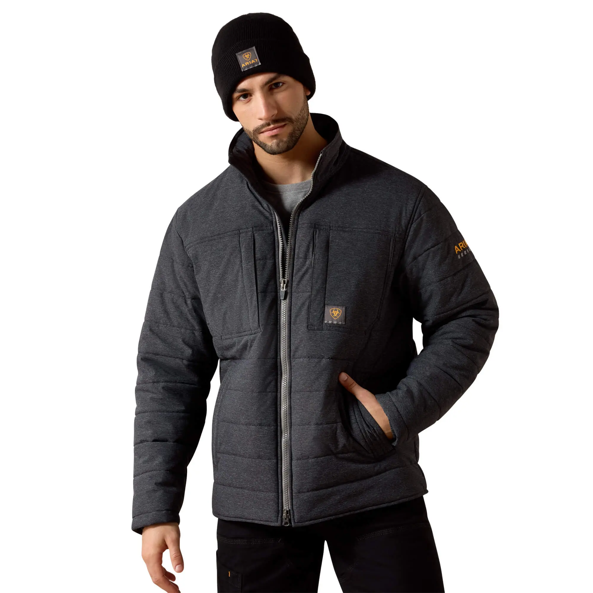 Men's Rebar Valiant Stretch Canvas Water Resistant Insulated Jacket