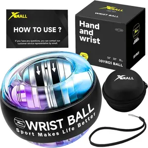 Torque Ball Hand Exerciser, Grip Strength Trainer, Auto-Start, Forearm Strengthener, Hand Strengthening Devices, Wrist Power Gyro Ball, Wrist Strengthener, Finger Exerciser