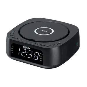 212 MAIN All-in-1 Digital Clock Radio - Jensen Stereo Dual Alarm with FM Presets, Home Decor Nightstand Clock for Home Supplies, All-In-One