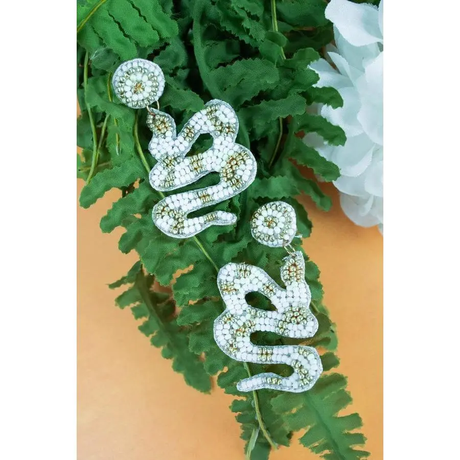 Snake BEADED EARRINGS