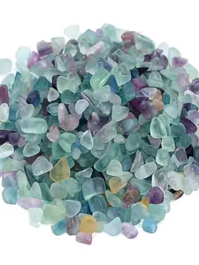 Natural Color Fluorite Crystal Decorative Stone, DIY Holiday Gift & Multi-Scene Decoration, Home Display, Fish Tank Scenery, Flower Pot Accent, Crystal Decorative Ornaments