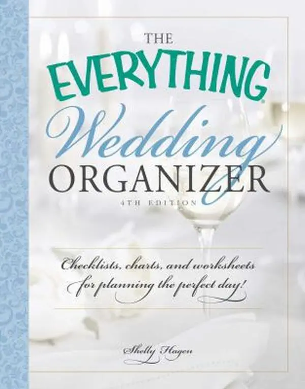 USED - The Everything Wedding Organizer 5th Edition, Wedding Planning Tool with Checklists, Charts, Worksheets for Perfect Day, DIY Projects Organized Guide (1.3 lbs) by Shelly Hagen
