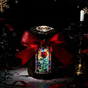 【 Gift Packaging 】 50 pieces of light Gothic witch jewelry - unique Christmas gift clothing jewelry prepared for her, perfect Christmas and Thanksgiving gift Gothic box prepared for girlfriend