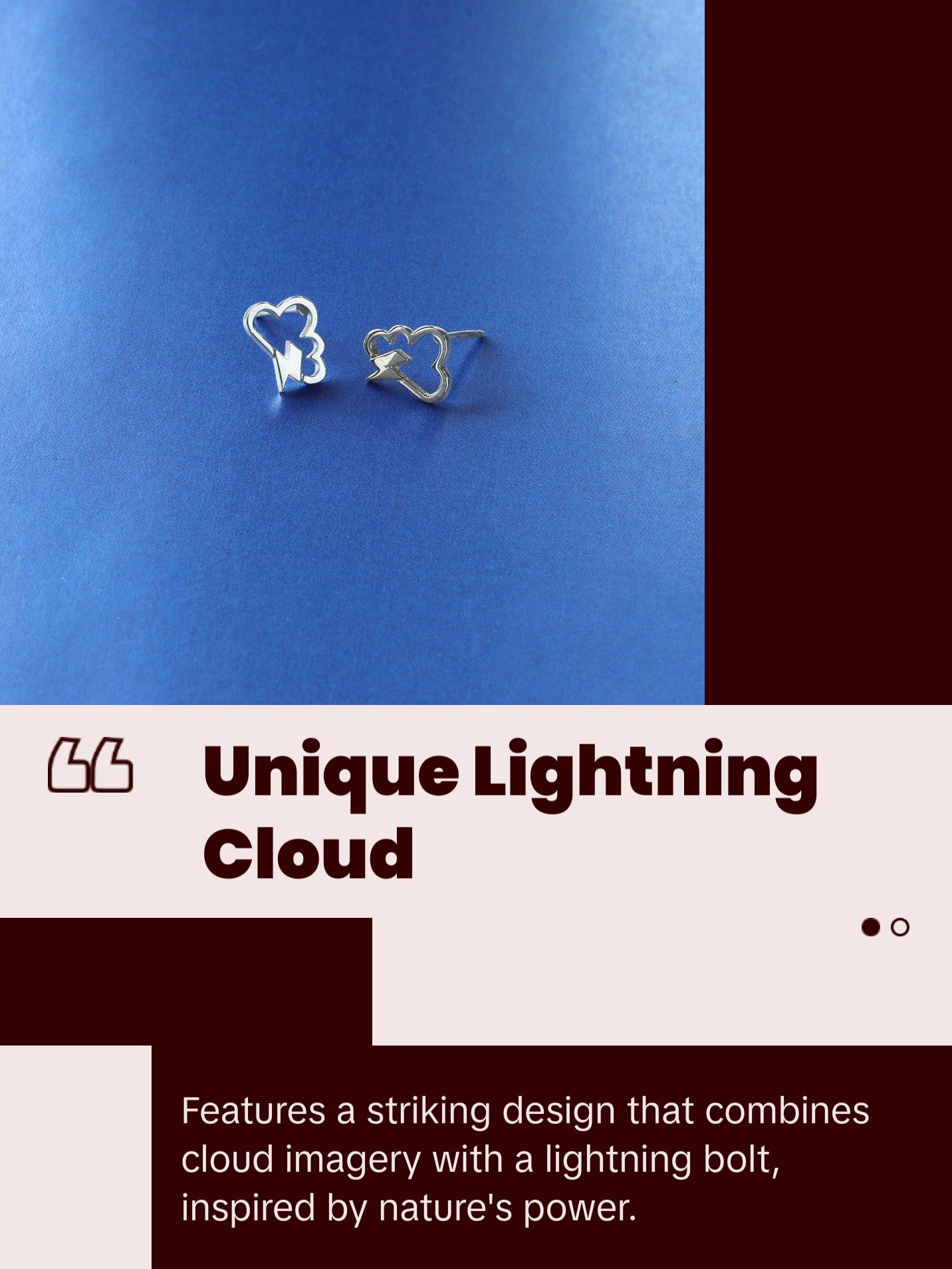 Lightning Cloud Studs