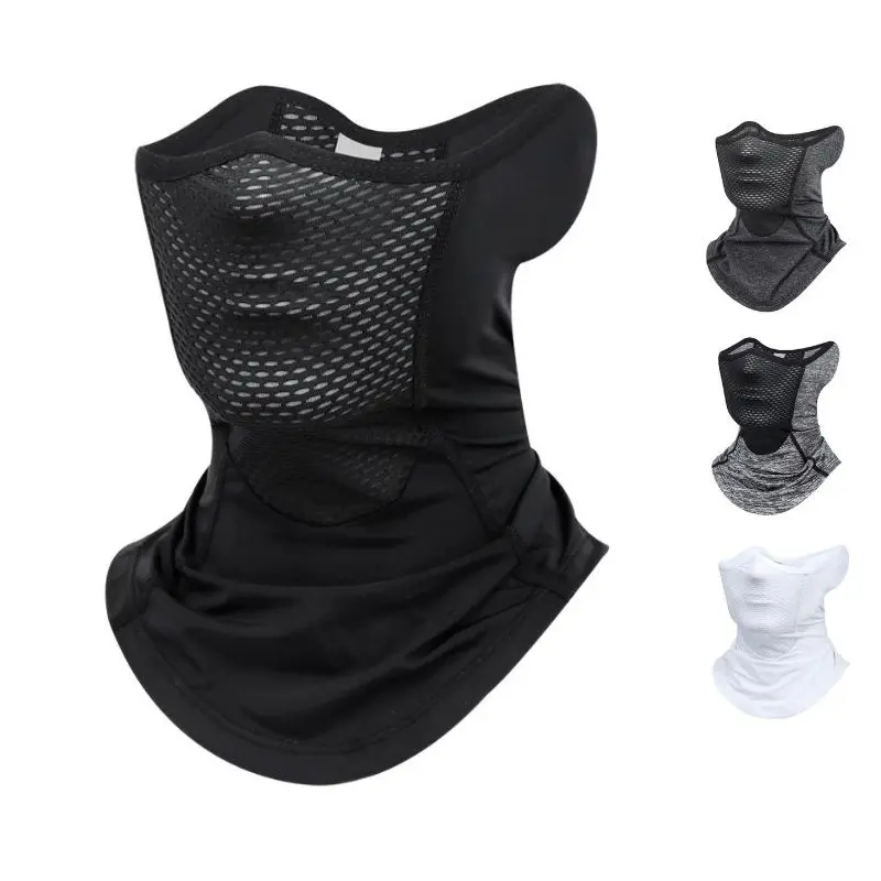 Yeomoo Ice Silk Shiesty Balaclava Face Mask, Cooling Neck Gaiter for Adults with Breathable Mesh, Windproof Athletic Mask for Sun Protection & Motorcycle Riding, Windproof Face Mask