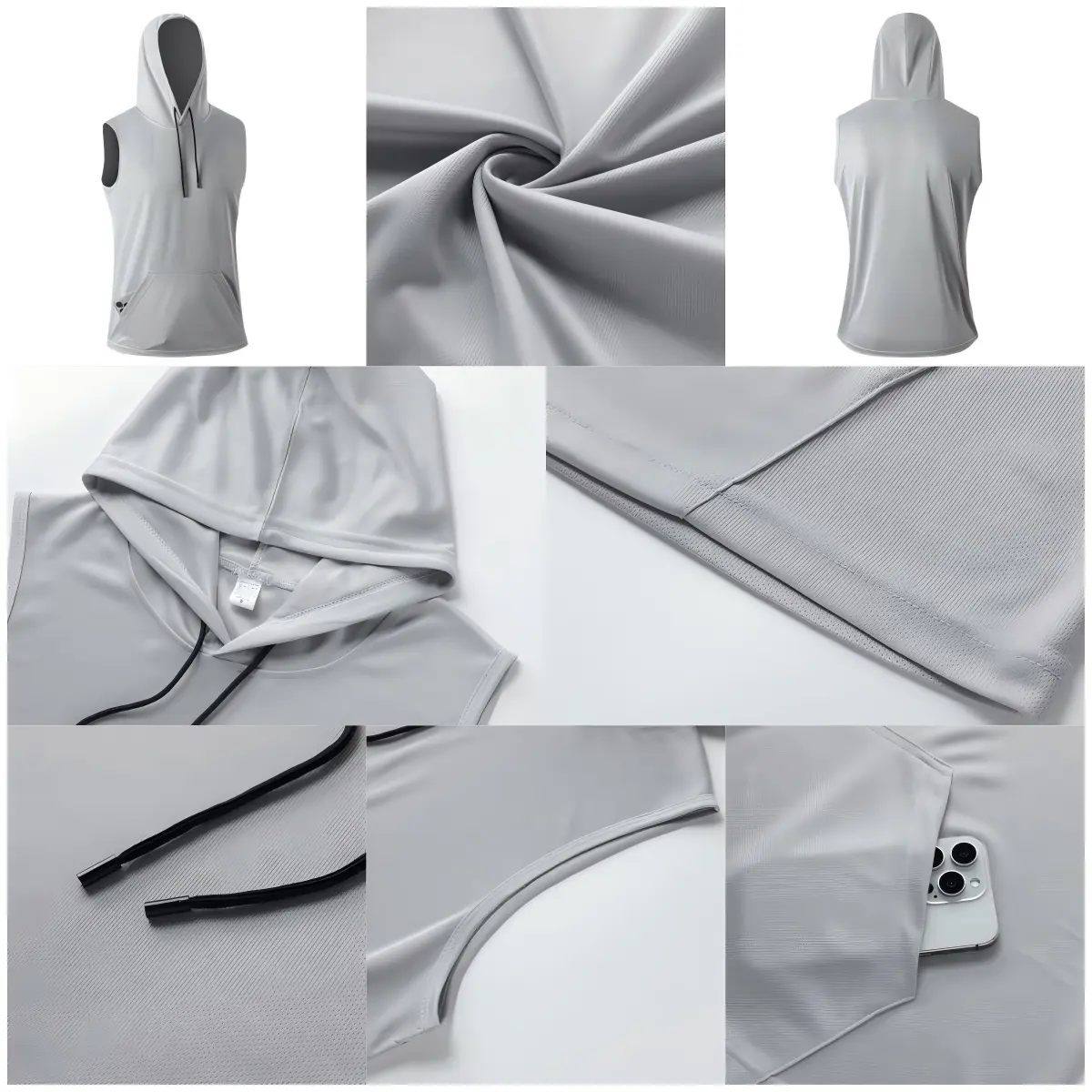 TOOTD Curated — Men’s Workout Tank Top 3-Pack Sleeveless Running Shirts with Hoodies Sports Fitness Vests Sports Vests SpringStatements, men’s tops, stylish lightweight quick-dry, suitable for summer wear TOOTD Curated — Men’s Workout Tank Top 3-Pack Sleeveless Running Shirts with Hoodies Sports Fitness Vests Sports Vests SpringStatements, men’s tops, stylish lightweight quick-dry, suitable for summer wear