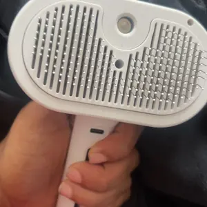 Steam Brush for Pets Long Short Haired, 3-in-1 Spray Dematting Comb with One-Button Clean, Grooming Tool for Small Animals