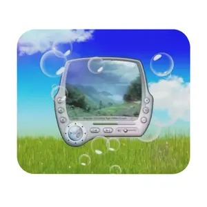 Frutiger Aero Aesthetic Y2K Cyber Themed Mouse Pad - Retro Desk Mat for Office or Gaming use