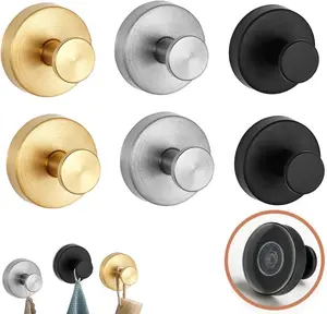 Premium Suction Cup Hooks, Strong Hold Waterproof Damage-Free Wall Hooks for Bathroom Kitchen Wreaths Towels Shower Caddies & Small Space Storage