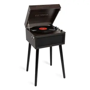 Victrola Liberty Bluetooth Record Player 3-Speed Turntable with Stand Victrola vinyl Record Player with Speakers usb rechargeable