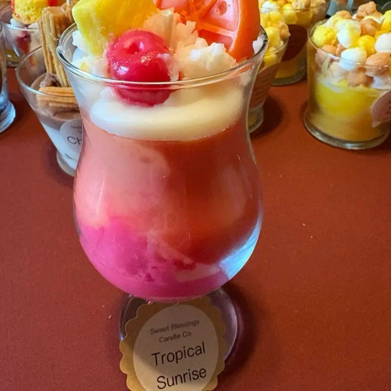 Tropical Sunrise Candle