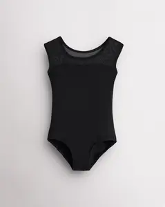 Girls Mesh Sweetheart Leotard