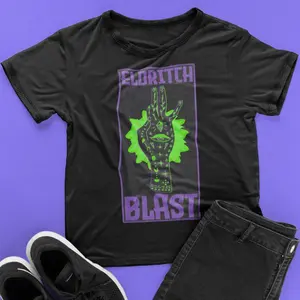 Eldritch Blast Warlock Shirt | Dungeons and Dragons | DnD | Unisex Heavy Cotton Tee