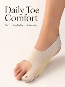 Bunion Toe Sleeve 2PCS | Adjustable Toe Separator Support for Daily Comfort & Alignment