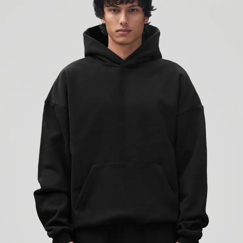600 GSM 'Black' Core Hoodie