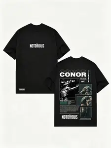 COMBATWEAR CONOR MCGREGOR TEE, The Notorious UFC, MMA Graphic Tee, UFC MMA Shirt, Gym Wear, Gift for Fighters, Sports Apparel