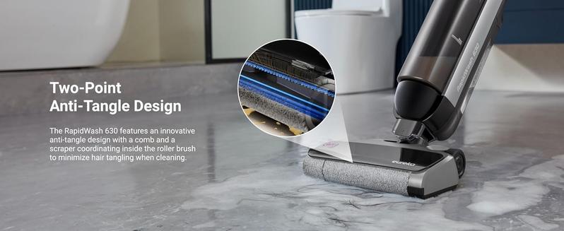 Eureka RapidWash 630 Cordless Wet Dry Cleaner 170° Reclinable Hot Air Drying Self Cleaning Vacuum Mop Combo for Hard Floors Pet Hair Sticky Messes Jumpstart Sale Eureka RapidWash 630 Cordless Wet Dry Cleaner 170° Reclinable Hot Air Drying Self Cleaning Vacuum Mop Combo for Hard Floors Pet Hair Sticky Messes Jumpstart Sale