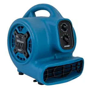 XPOWER Manufacture P-260AT 0.2 HP Mini Scented Air Mover Fan Dryer with Power Outlets & Timer