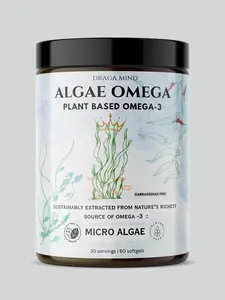 Algae Omega - Plant based omega 3  |  from microalgae | Vegan Omega 3