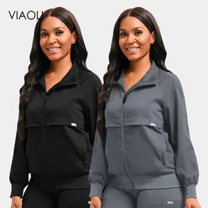 Wholesale Price Medical Scrub Uniform Jacket Women Men Dental Scrub Healthcare Uniform Beauty Salon Manicurist Cleaning Wear New