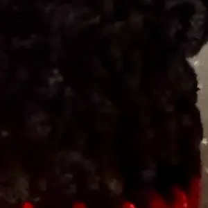 Black and red ball with ears