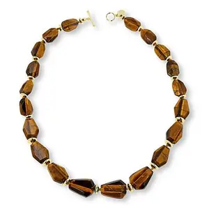 Connie Craig Carroll Jewelry Joss 26" Large Gemstone Necklace