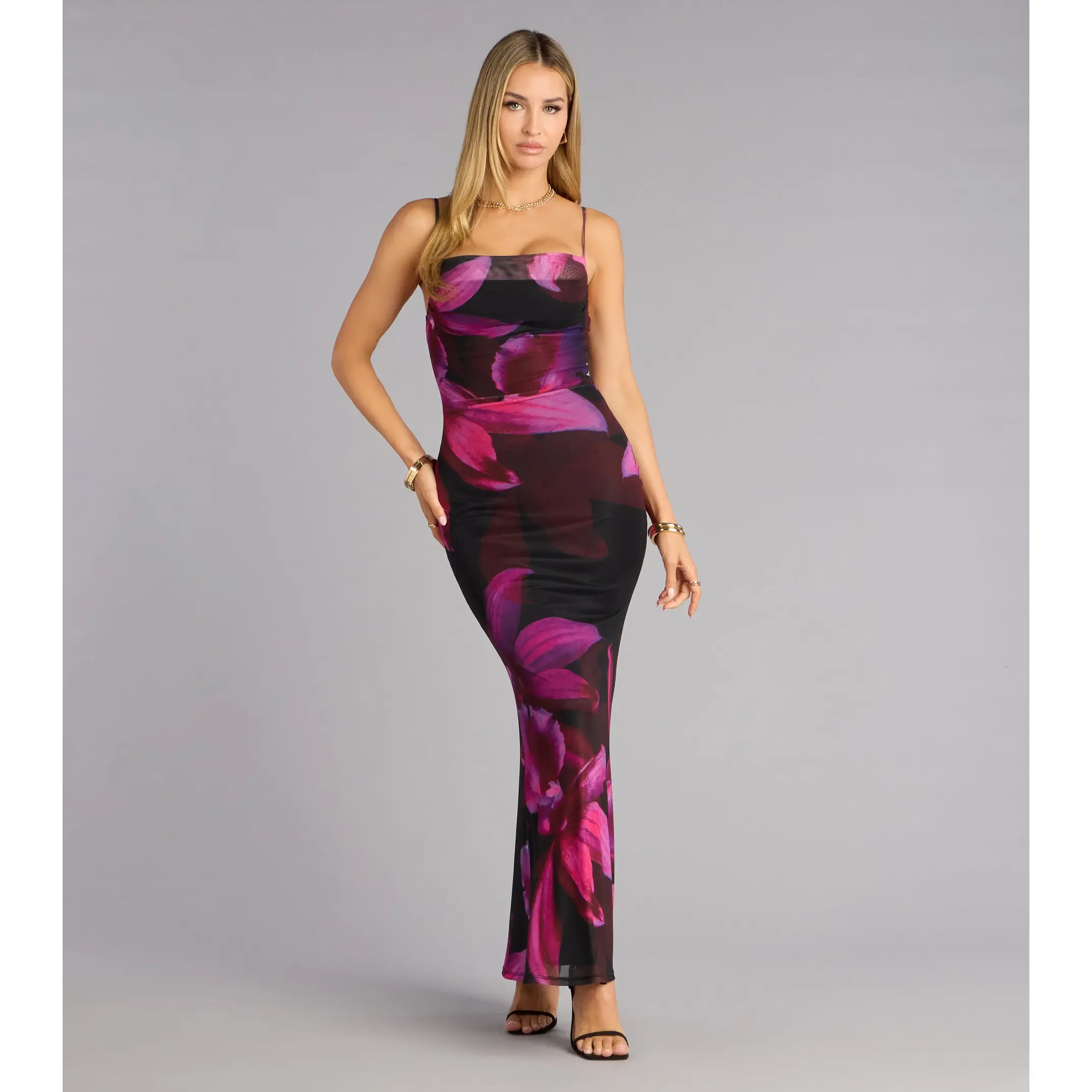 After Hours Bloom Floral Maxi Dress
