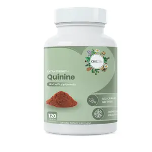 Cinchona Officinalis Bark - Natural Quinine Capsules - Leg Cramp Relief - Supports Stomach, Promotes Digestive Juices - Made in USA